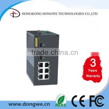 3*1000M SFP Slots, 6*RJ45 with POE Gigabit PoE Managed Industrial Ethernet Switches