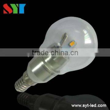 Hot Sale&The Best Price! CE/ROHS Dimmable 3w 360 Degree E14 LED Candle Lamp