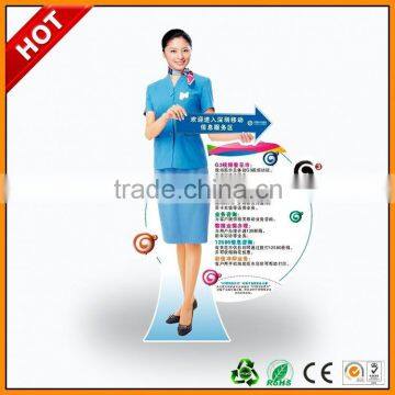 paperboard display poster stand ,paperboard display advertising standee ,paperboard carton advertising display standee