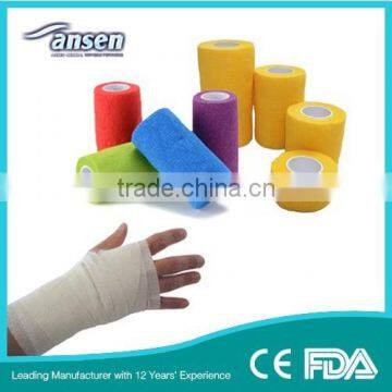 Cotton Cohesive Flexible Bandages Elastic Crepe Bandage