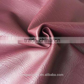 leather supplier promote cheap price PVC sofa leather for chair cover, car seat with knitting backing