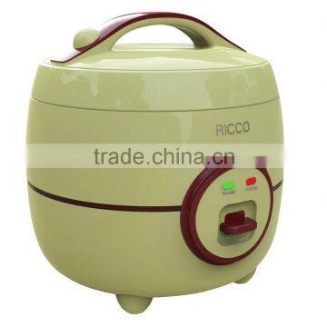 Plastic mini green rice cooker 0.6L-1L-1.2L
