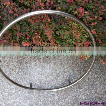 Titanium Wheelchair Rim High Quality Titanium Bike Wheel Rim China Made Titanium Bicycle Wheel Rim for Wheelchair or Bikes photo-5