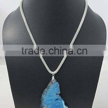 Blue indian stone necklace | indian necklaces | gold necklace , Latest Agate Natural stone