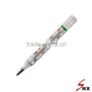 Non mercury clinical liquid thermometer hospital use cheap price