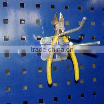 G-709|Durable Hook for 10mm*10mm Square Hole Plate|Zinc Plated Metal Hook|Anti-rust Hook for Tools Storage photo-3