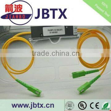 Wholesale FTTx/SC/ PC/APC 1x2 fiber optic PLC splitter