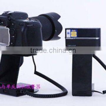 Security display stand for camera with alarm