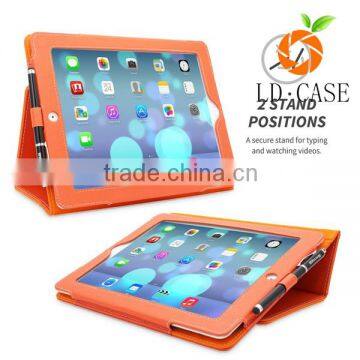 2016 Retro Pu Leather Stand Tan Tab Case Protective Cover For Apple IPad With View Auto Sleep