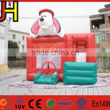 Cute cartoon puppy platform slide/Inflatable slide