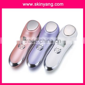 New electric skin whitening beauty machine with cold and hot sonic skincare for girl use