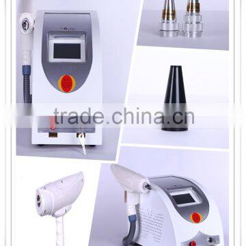 Pigmented Lesions Treatment Merry Christmas! Portable Nd Yag 800mj Tattoo Removal Machine Q Switch Laser For Q1