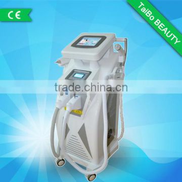 Acne Removal 2016 Spring Promotion! E-light IPL Hair Removal+ Rf Pain Free Skin Care Device+Q-switch Nd Yag Laser Tattoo Removal Skin Whitening