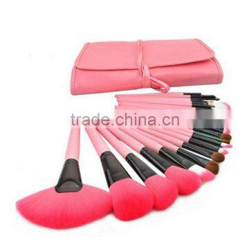 24 Pcs Pink Makeup Brush Set Tools Make-up Toiletry Kit Make Up Brush Set Case