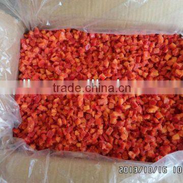 frozen red pepper dices