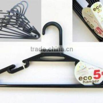 ECO Hanger 5P Plastic Black