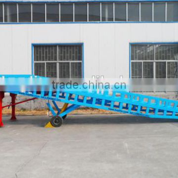 heavy duty loading ramp with hydraulic control