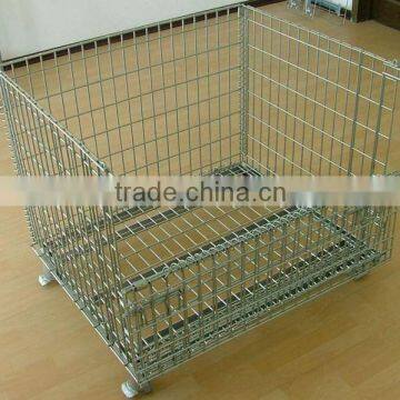 Galvanized Wholesale Folding Metal Turnover Basket photo-4