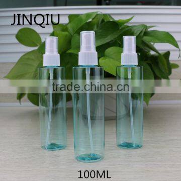 factory direct sale 100ML transparent PET sprayer bottle fpr comesticmade in china