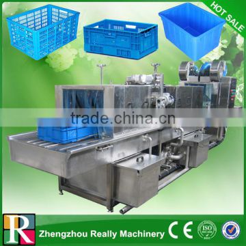 0-15m/min speed ajustable turnover plastic basket washer