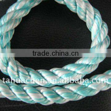 3 strands pp+polyester mixed danline rope