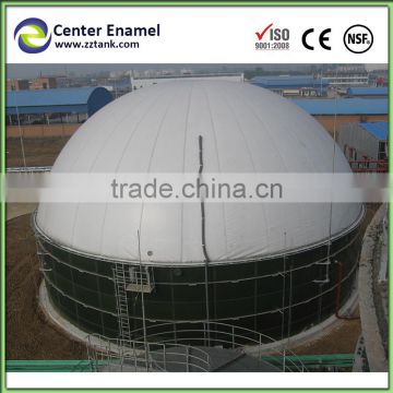 large above ground waste water/ sludge storage tanks with membrane roof