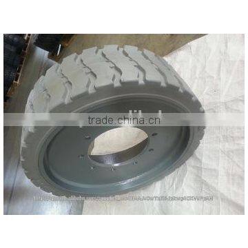 Tire Solid Tire Aircraft Tyres With Wheel Rim for Lifting Platform photo-3