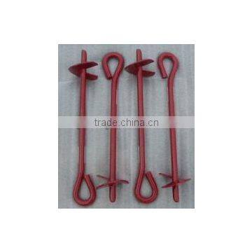 Factory Design Q235 Galvanized Earth Screw Anchor