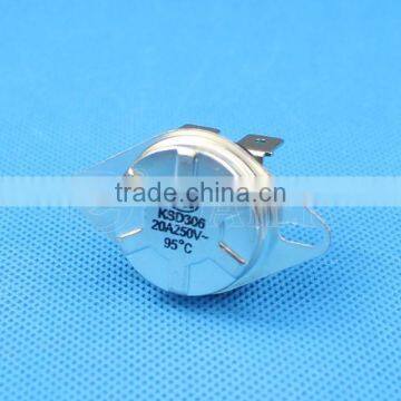 4PIN 2Poles Temperature Control KSD306 55~180 Degree NO/NC 10/15A 250VAC Circuit Breaker photo-2