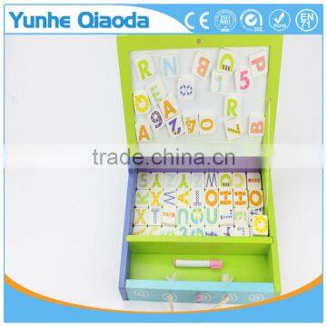 Early Learning Wooden Alphabet Teaching Magnetic Wooden Box photo-3