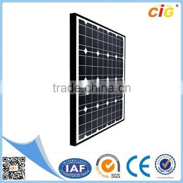 2015 new 12V 60W mono semi flexible small solar panel