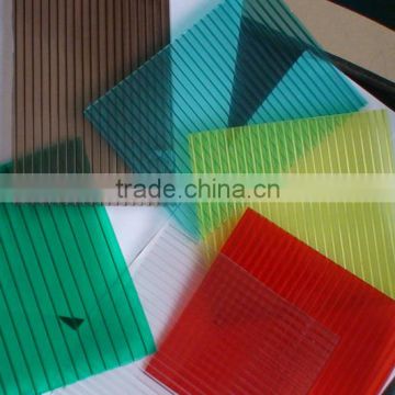 bulue plastic PC hollow sheet