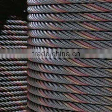 6*7 Petroleum well drilling steel wire rope