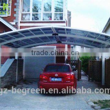 White Brown Weather-Shield Canopy Portable Metal 2-Car Carport Kit photo-4