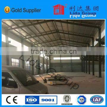 Galvanized prefabricated steel warehouse