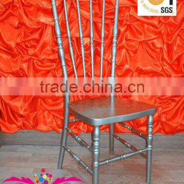 Made from SinoFur stackable wood high back chair