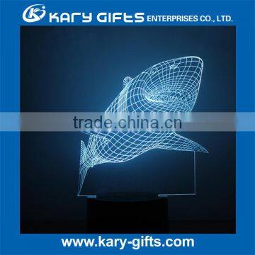 Football,car, Fish Shape Night Light 3D Art Deco Led Table Lamps 3D Home Decoration Kids Gift Light photo-3