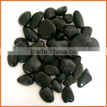 Pebble black wholesale river rock