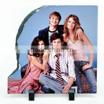 Heat Press Printing Sublimation Blank Rock Photo for Sublimation Printing With With Glass Frame photo-2