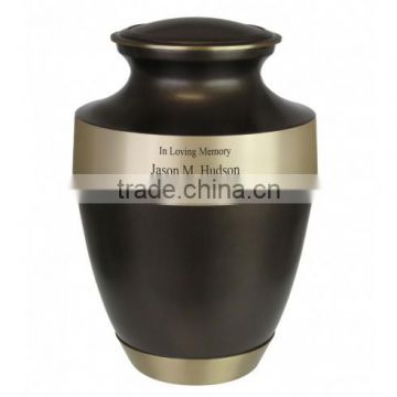 Brass Funeral Black Urns For Indoor