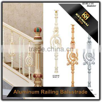 Luxury Design Decorative Powder Coated Aluminum Indoor Stair Baluster photo-5