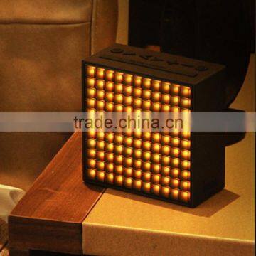 2017 MagicSmart Bluetooth Speaker LED Wireless Mobile Control Mini Portable Radio Clock FM Speaker