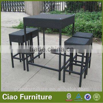 4 Seaters High End Outdoor Rattan Bar Furniture photo-6