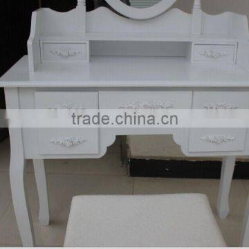 Bedroom Dressing Table With 3 Movable Mirrors /Schminktisch Mit Hocker photo-3