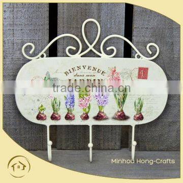 Decorative vintage wall hanging jardin design wall hook