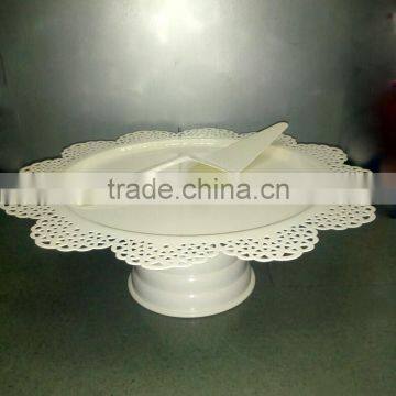 POWDER COATED METAL WEDDING CAKE STAND photo-4