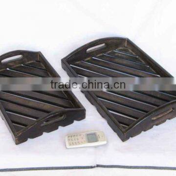 Antique Wooden Serving Tray,Designer Wooden Serving Trays,Serving Trays