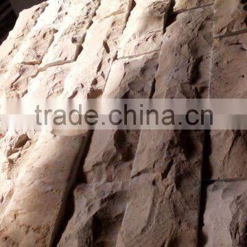 Yellow Limestone Mushroom Wall Decoration Stone photo-2