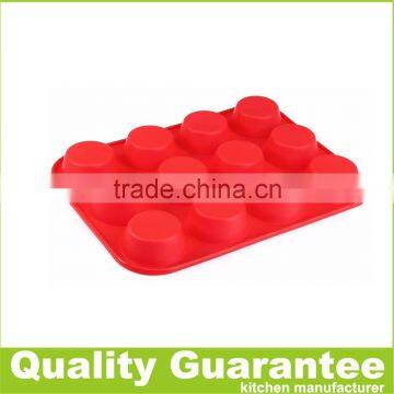 Silicone Muffin Pan Cake Baking Mold Household Baking Pan Reusable Baking Tray photo-2