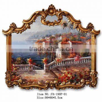 FA-190G-01 Decorative Ornate Hand-made Frame Oil Painting for Wholesale photo-3